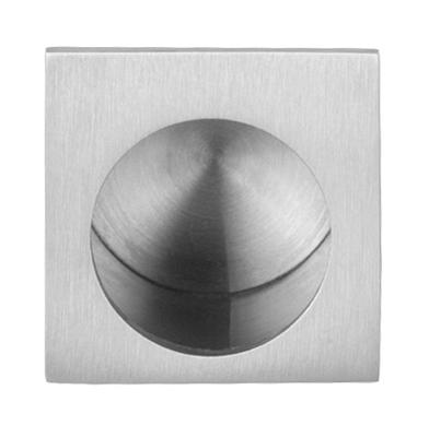 Formani Square LSQ27 fingertip kopse kant deur - mat RVS