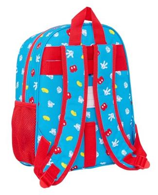 Schoolrugzak Mickey Mouse Clubhouse Fantastic Blauw Rood 28 x 34 x 10 cm