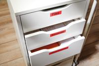 Gelamineerde Tape voor Labelmakers Dymo D1 45017 12 mm LabelManager™ Rood Zwart (5 Stuks) - thumbnail