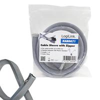 LogiLink KAB0071 kabel beschermer Kabelbeheer Grijs - thumbnail