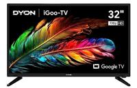 DYON iGoo-TV 32H 80 cm (32 inch) Google TV (4K UHD, HD Triple Tuner, Prime Video, Netflix, Google Play Store voor DAZN, Disney+, Apple TV+, Paramount+, waipu.tv enz., Google Assistant) [Mod. 2023] - thumbnail