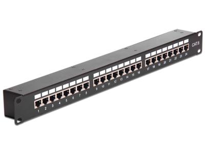Delock 43295 19-inch koppelpatchpaneel 24 poorten Cat.6
