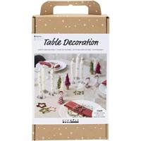 Creativ Company Hobbyset tafeldecoratie, engelen, kerstbomen, sterren, diverse kleuren, 1 doos - thumbnail