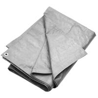 VidaXL Dekzeil 180 g/m² 2x3 m hdpe grijs - thumbnail