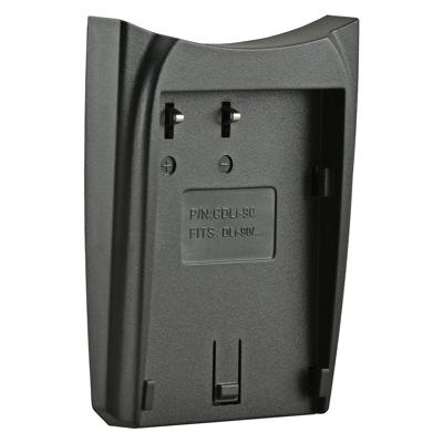 Accu-frontje voor duo en single oplader - voor Pentax accu D-Li90