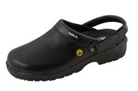 SIKA Fusion Clog ESD m. hielriempje OB SRC - 19467 Zwart | Zwart | Maat 44 - 5703617108309 - thumbnail
