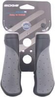Edge ergo city fiets handvatten - 135mm - zwart-grijs - thumbnail
