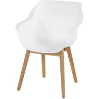 Hartman Sophie Teak tuinstoel Royal white - thumbnail
