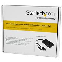 .com AV reisadapter 3-in-1 HDMI naar DisplayPort VGA of DVI - HDMI adapter - 1920 x 1200 - Videoconverter - HDMI - DVI, DisplayPort, VGA - voor PN: DKT30CSDHPD3, SV211HDUC - thumbnail