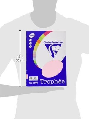 5 Pastelkleuren A4 papier 80g 5x20vel Clairefontaine Trophée