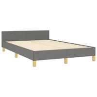 Bedframe zonder matras 120x190 cm stof donkergrijs - thumbnail
