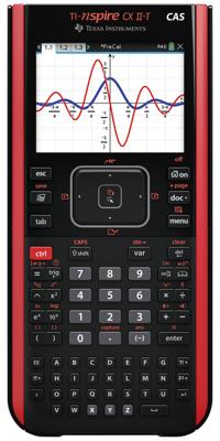 Texas Instruments NSPCXCASIIT Grafische rekenmachine Zwart werkt op een accu Texas Instruments NSPCXCASIIT Grafische rekenmachine Zwart werkt op een accu