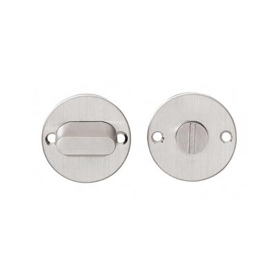 Intersteel Rozet met toilet-/badkamersluiting zonder venster plat 50x2mm - RVS