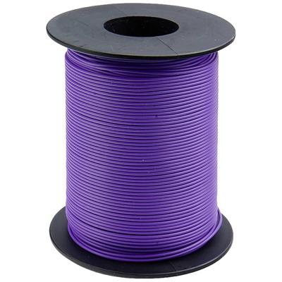 Donau Elektronik 125-S25-6 Draad 1 x 0.25 mm² Violet 25 m
