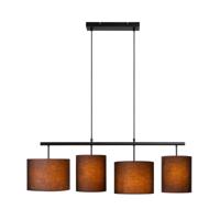 Lucide MAYA - Hanglamp - 4xE27 - Zwart - thumbnail