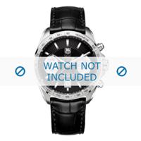 Horlogeband Tag Heuer FC6225 Leder Zwart 22mm - thumbnail
