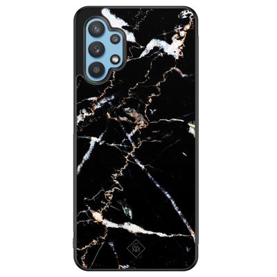 Samsung Galaxy A32 5G hoesje - Marmer zwart Samsung Galaxy A32 5G hoesje - Marmer zwart