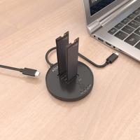 Basis oplader Aisens ASDS-2M2N05-BK Zwart - thumbnail