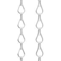 VidaXL Vliegengordijn kettingen 56x186 cm aluminium - thumbnail