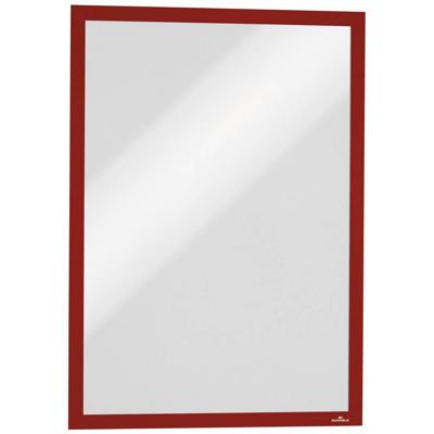 Durable Duraframe magnetisch kader, ft A3, rood, pak van 5 stuks