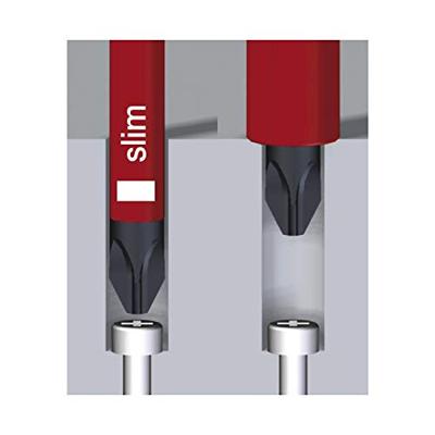 Wiha Schroevendraaier | snedebreedte 3,5 mm | klinglengte 100 mm | VDE geïsoleerd | 1 stuk - 35446 - 35446 - thumbnail