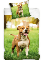 Dekbedovertrek Pitbull 140 x 200 cm - thumbnail