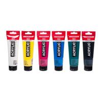 Bruynzeel Amsterdam standard series acrylverf educatie set 120ml, 6dlg. - thumbnail
