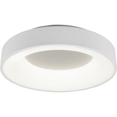 LED Plafondlamp 27W Dimbaar - Natuurlijk Wit 4000K - Mat Wit Aluminium