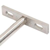 VidaXL Zwevende plankdragers 12st onzichtbaar ø10x100 mm koolstofstaal - thumbnail