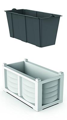 Bama kit arredo plantenbak 80x42.5x42 cm wit
