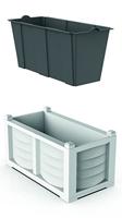 Bama kit arredo plantenbak 80x42.5x42 cm wit - thumbnail
