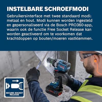 Bosch Blauw GDS 18V-750 C Accu slagmoeraanzetter | Inclusief 2x GBA 18V 5,0 Ah Accu's en lader GAL 18V-40 - 06019L9003 Bosch Blauw GDS 18V-750 C Accu slagmoeraanzetter | Inclusief 2x GBA 18V 5,0 Ah Accu's en lader GAL 18V-40 - 06019L9003