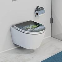 Schutte Duroplast High Gloss WC-bril RAINDROP met soft-close en quick-release
 82583 - thumbnail