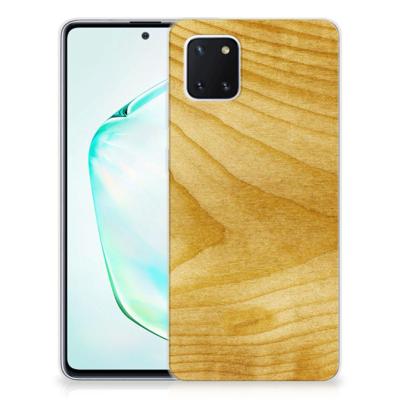 Samsung Galaxy Note 10 Lite | Bumper Hoesje | Licht Hout Samsung Galaxy Note 10 Lite | Bumper Hoesje | Licht Hout