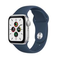 Refurbished Apple Watch SE 2020 GPS 40mm Zilver Licht gebruikt - thumbnail