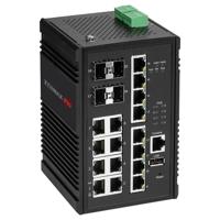 Edimax IGS-5416P - Industriële 16-poorts Gigabit PoE+ Web Managed Switch met 8 PoE+ poorten en 4 SFP-poorten - thumbnail