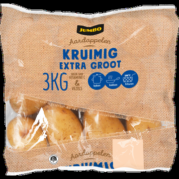 Jumbo Aardappelen Kruimig Extra Groot 3 kg