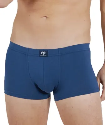 2-pak heren boxershorts 2700 - Blue - Blauw heren ondergoed - Grote maten katoenen onderbroeken