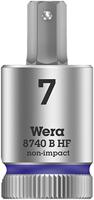 Wera 8740 B HF Binnenzeskant Zyklop Bitdop met 3/8"-aandrijving met vasthoudfunctie, 7,0 x 38,5 mm - 1 stuk(s) - 05003037001 - thumbnail