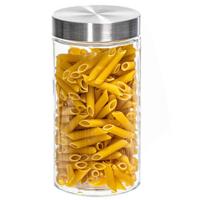 Sareva Voorraadpot - Glas / Kunststof deksel - ø 11.5 cm / 1.7 liter - thumbnail