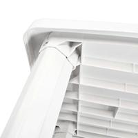 Tuintafel 101x68x72 cm kunststof wit - thumbnail