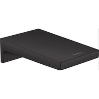 Baduitloop Metropol HansGrohe Watervalstraal 18.5 cm Mat Zwart - thumbnail
