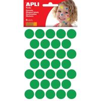 Apli Kids stickers, cirkel diameter 20 mm, blister met 180 stuks, groen - thumbnail
