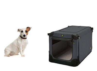 Maelson 90172 Zachte Kennel voor Honden, Antraciet, 72 x 52 x 51 cm