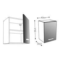 START Bovenkast keukenkast L 40 cm - Glanzend wit - thumbnail