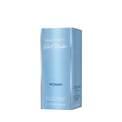 Davidoff eau de toilette spray coolwater woman 50ml dames - thumbnail