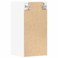 Hangkast 30x29,5x60 cm bewerkt hout wit - thumbnail