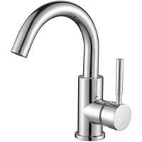 Chromen Wastafelmengkraan - Rond Design - Waterbesparend - thumbnail