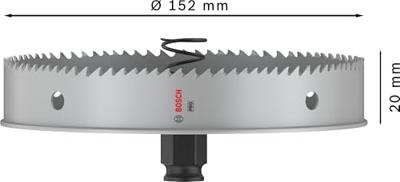 Bosch Accessories 2608594472 2608594472 Gatenzaag 152 mm Kobalt 1 stuk(s) Bosch Accessories 2608594472 2608594472 Gatenzaag 152 mm Kobalt 1 stuk(s)