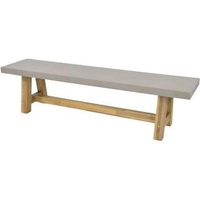 Tuinbank Judy met betonlook zitting 180x40x45 cm Tuinbank Judy met betonlook zitting 180x40x45 cm